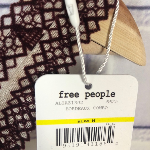 Free People Alia Bralette Bordeaux Wine - Picture 5 of 6